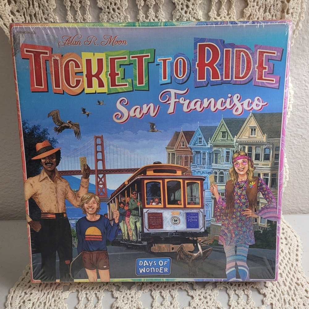 Ticket to Ride San Francisco Board Game Days of Wonder Alan R Moon New Sealed